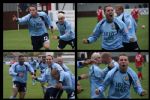 Wes Bancroft celebrates his Salford City goal in style